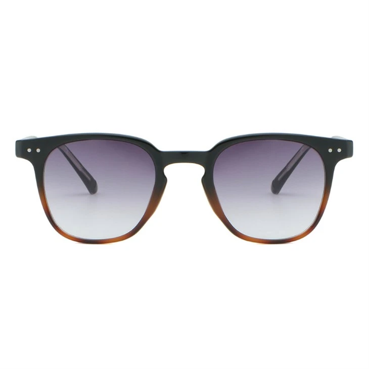 Black top and leopard print purple lens