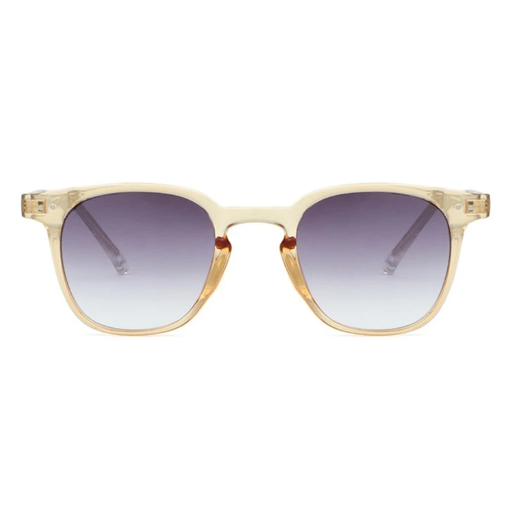 Light tea frame purple lens